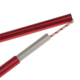 Maxbell Maxbell Aluminum Alloy 11 Section Spare Replacement Tent Poles 420cm Dark red