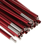 Maxbell Maxbell Aluminum Alloy 11 Section Spare Replacement Tent Poles 420cm Dark red