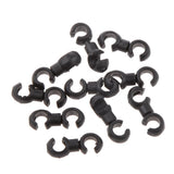 Maxbell 10pcs Cycle Bike MTB Brake Gear Cable S Style Clips House Hose Guides Black - Aladdin Shoppers