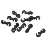 Maxbell 10pcs Cycle Bike MTB Brake Gear Cable S Style Clips House Hose Guides Black - Aladdin Shoppers