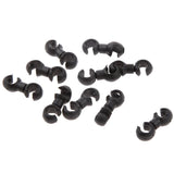 Maxbell Set 20 pcs Cycle Bike MTB Brake Cable S Style Clips House Hose Guides Black
