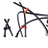 Maxbell Set 20 pcs Cycle Bike MTB Brake Cable S Style Clips House Hose Guides Black