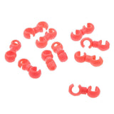 Maxbell 10pcs Cycle Bike MTB Brake Gear Cable S Style Clips House Hose Guides Red - Aladdin Shoppers