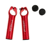 Maxbell 1 Pair 22.2MM Mountain Bike Bicycle Aluminum Handlebar Bar End Grip Red - Aladdin Shoppers