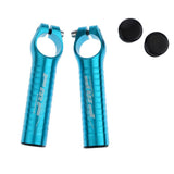 Maxbell 1 Pair 22.2MM Mountain Bike Bicycle Aluminum Handlebar Bar End Grip Blue - Aladdin Shoppers
