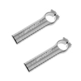 Maxbell 1 Pair 22.2MM Mountain Bike Bicycle Aluminum Handlebar Bar End Grip Silver - Aladdin Shoppers