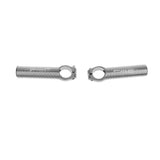 Maxbell 1 Pair 22.2MM Mountain Bike Bicycle Aluminum Handlebar Bar End Grip Silver - Aladdin Shoppers
