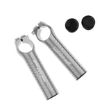 Maxbell 1 Pair 22.2MM Mountain Bike Bicycle Aluminum Handlebar Bar End Grip Silver - Aladdin Shoppers