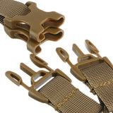 Maxbell Maxbell Tactical Backpack Belt Buckle Quick Release Buckle Double Keyring Khaki