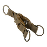 Maxbell Maxbell Tactical Backpack Belt Buckle Quick Release Buckle Double Keyring Khaki