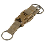 Maxbell Maxbell Tactical Backpack Belt Buckle Quick Release Buckle Double Keyring Khaki