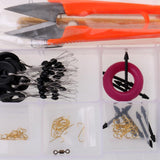 Maxbell Carp Fishing Tackle Box Set with Hooks Swivels Hair Rigs B Hardback Edition - Aladdin Shoppers
