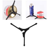 Maxbell Maxbell Foldable Outdoor Cooking Flat Long Gas Tank Stove Stand Canister Tripod Rack