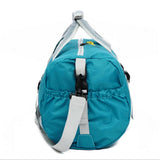 Maxbell Unisex Large Travel Duffel Bag Foldable Luggage Sport Gym Shoulder Bag Blue - Aladdin Shoppers