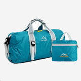 Maxbell Unisex Large Travel Duffel Bag Foldable Luggage Sport Gym Shoulder Bag Blue - Aladdin Shoppers
