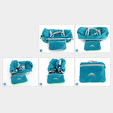 Maxbell Unisex Large Travel Duffel Bag Foldable Luggage Sport Gym Shoulder Bag Blue - Aladdin Shoppers