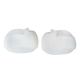 Maxbell 2pcs Gel Toe Separator Straightener Hallux Valgus Bunion Relief Pads Nude - Aladdin Shoppers