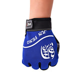 Maxbell 3-Finger Cut Outdoor Windproof Anti-slip Fishing Cycling Gloves Blue - Aladdin Shoppers