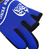 Maxbell 3-Finger Cut Outdoor Windproof Anti-slip Fishing Cycling Gloves Blue - Aladdin Shoppers