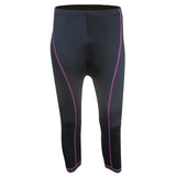 Maxbell Maxbell Women Cycling Elastic Tight Silicone Padded Riding Shorts Capri Pants XXL