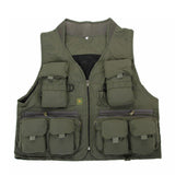 Maxbell Maxbell Multi Pocket Outdoor Photography Hunting Fishing Vest Jacket XXL Army Green