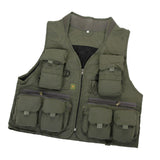 Maxbell Multi Pocket Outdoor Photography Hunting Fishing Vest Jacket XXL Army Green - Aladdin Shoppers