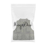 Maxbell Multi Pocket Outdoor Photography Hunting Fishing Vest Jacket XXL Army Green - Aladdin Shoppers
