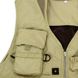 Maxbell Multi Pocket Outdoor Photography Hunting Fishing Vest Jacket L Khaki - Aladdin Shoppers