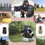 Maxbell Multi Pocket Fishing Mesh Vest Outdoor Hunting Travel Jacket 5XL Black - Aladdin Shoppers