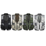 Maxbell Multi-Pocket Fishing Mesh Vest Photography Quick-Dry Jacket 5XL Black - Aladdin Shoppers