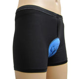 Maxbell Maxbell Men Bike Bicycle Cycling Riding Silicone Padded Shorts Pant Underwear L Blue