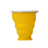 Maxbell Maxbell Silicone Camping Folding Cup Collapsible Trip Outdoor Travel Tool Yellow