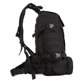Maxbell 3-Way Tactical Rucksack Backpack Hiking Trekking Camping Bag 40L Black - Aladdin Shoppers
