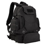 Maxbell 3-Way Tactical Rucksack Backpack Hiking Trekking Camping Bag 40L Black - Aladdin Shoppers