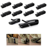 Maxbell Maxbell 10x 25mm Molle Webbing Connector Strap Belt Fastener Buckle Backpack Clip