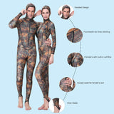 Maxbell Mens Camouflage Full Body Wetsuit SCUBA Diving Surfing Spearfishing L - Aladdin Shoppers