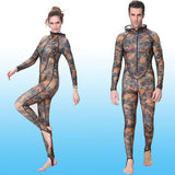 Maxbell Mens Camouflage Full Body Wetsuit SCUBA Diving Surfing Spearfishing L - Aladdin Shoppers