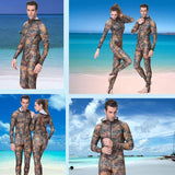 Maxbell Mens Camouflage Full Body Wetsuit SCUBA Diving Surfing Spearfishing XL - Aladdin Shoppers