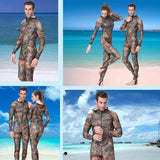 Maxbell Mens Camouflage Full Body Wetsuit SCUBA Diving Surfing Spearfishing XXL - Aladdin Shoppers