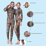 Maxbell Maxbell New Womens Full Body Wetsuit Wet Suit Surf Scuba Diving Equipment Camo XS