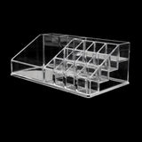 Maxbell Acrylic 15 Grids Lipstick Holder Display Cosmetic Organizer Makeup Case