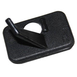 Maxbell Maxbell 1 Piece Right Hand Plastic Arrow Rest for Recurve Bow Black