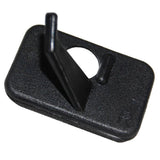 Maxbell Maxbell 1 Piece Right Hand Plastic Arrow Rest for Recurve Bow Black