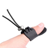 Maxbell Maxbell Black Leather Archery Hunting Shooting Thumb Finger Protector Guard