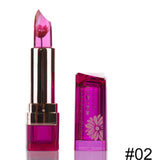 Maxbell Maxbell Moisturizing Jelly Flower Lipstick Color Changing Lip Gloss - Grape Flavor