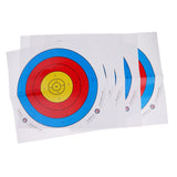 Maxbell Maxbell 5 Pieces Heavy Archery Target Paper Faces for Recurve Bow Crossbow 43 x 43cm