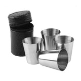 Maxbell 4Pc Stainless Steel Camping Tumbler Travel Mug/Lid Drinking Coffee Beer S - Aladdin Shoppers