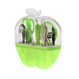 Maxbell Maxbell 9Pcs Apple Nail Care Cutter Cuticle Clipper Pedicure Manicure Kit Set