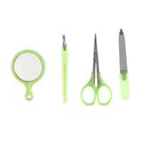 Maxbell Maxbell 9Pcs Apple Nail Care Cutter Cuticle Clipper Pedicure Manicure Kit Set