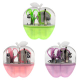 Maxbell Maxbell 9Pcs Apple Nail Care Cutter Cuticle Clipper Pedicure Manicure Kit Set